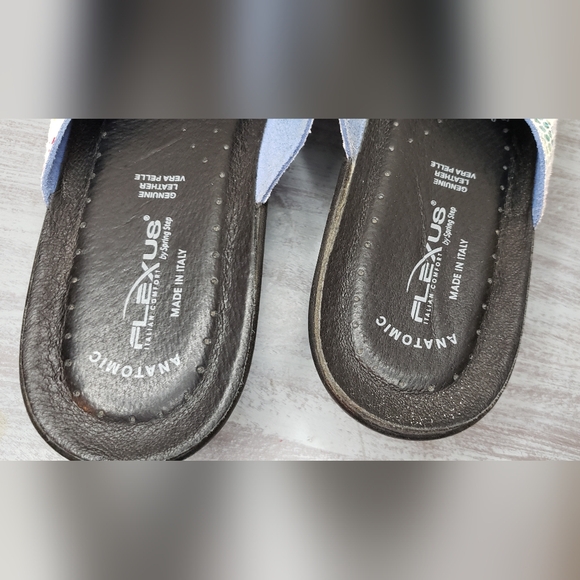 Flexus Italian Comfort "Vera Pelle" anatomic Slides size 8 (sa102) - Picture 7 of 11